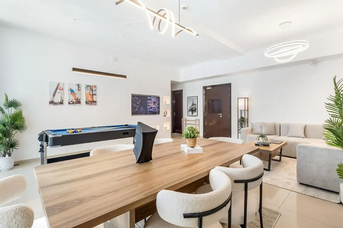 두바이 Huge Penthouse In Marina W Pool Table & Air Hockey 아파트